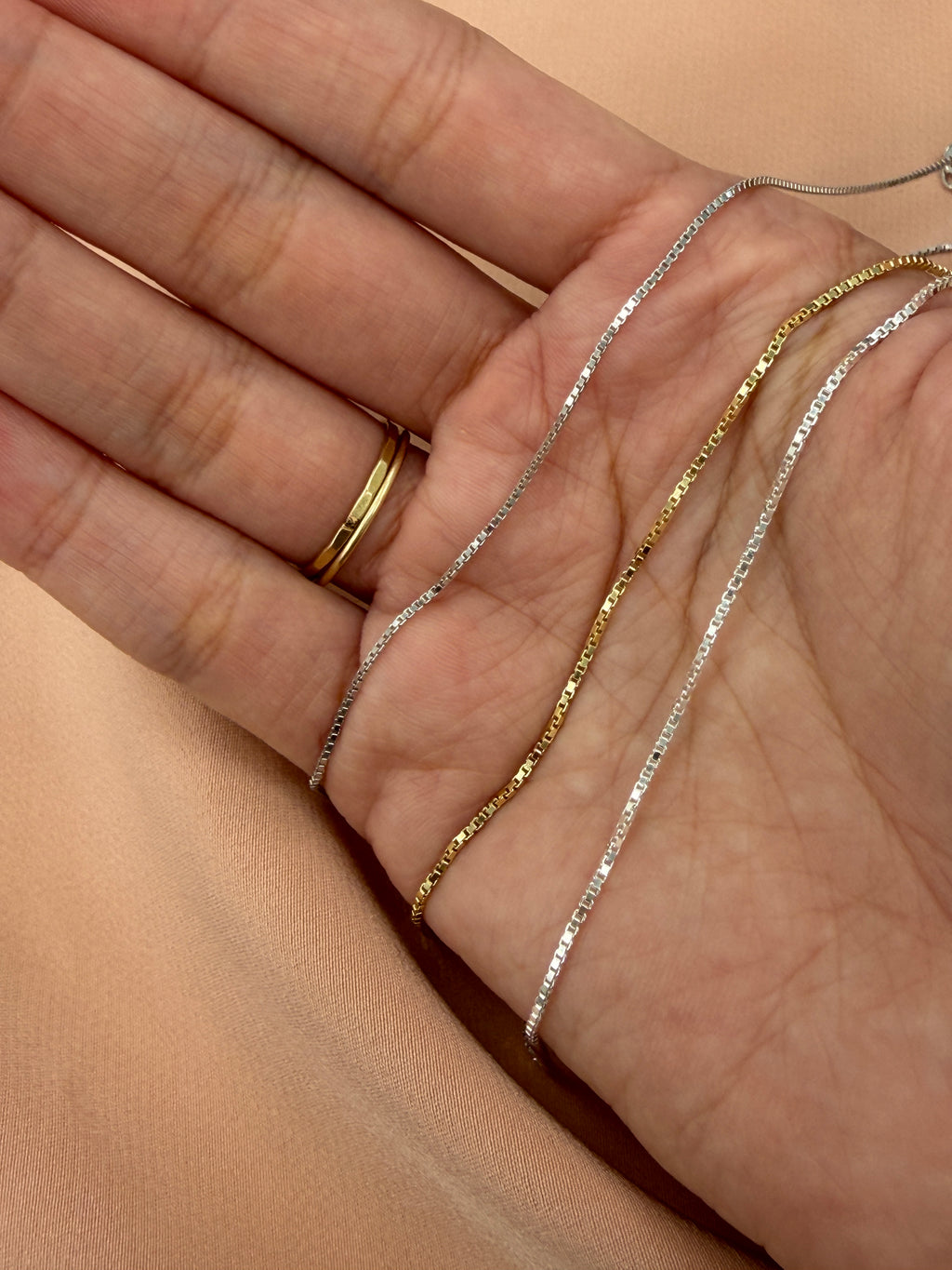Box Chain Simple Necklace
