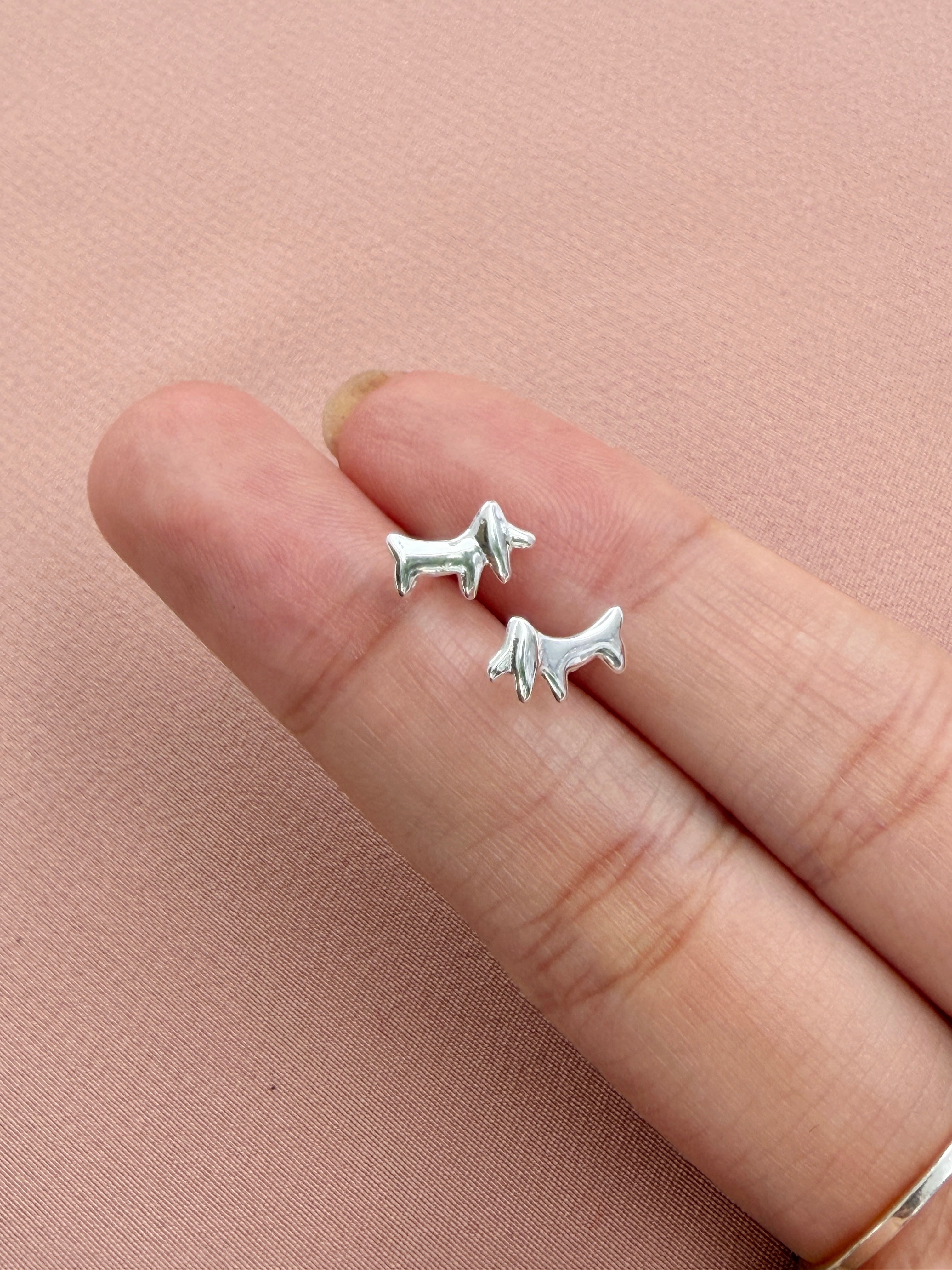 Puppy Dog Stud Earrings