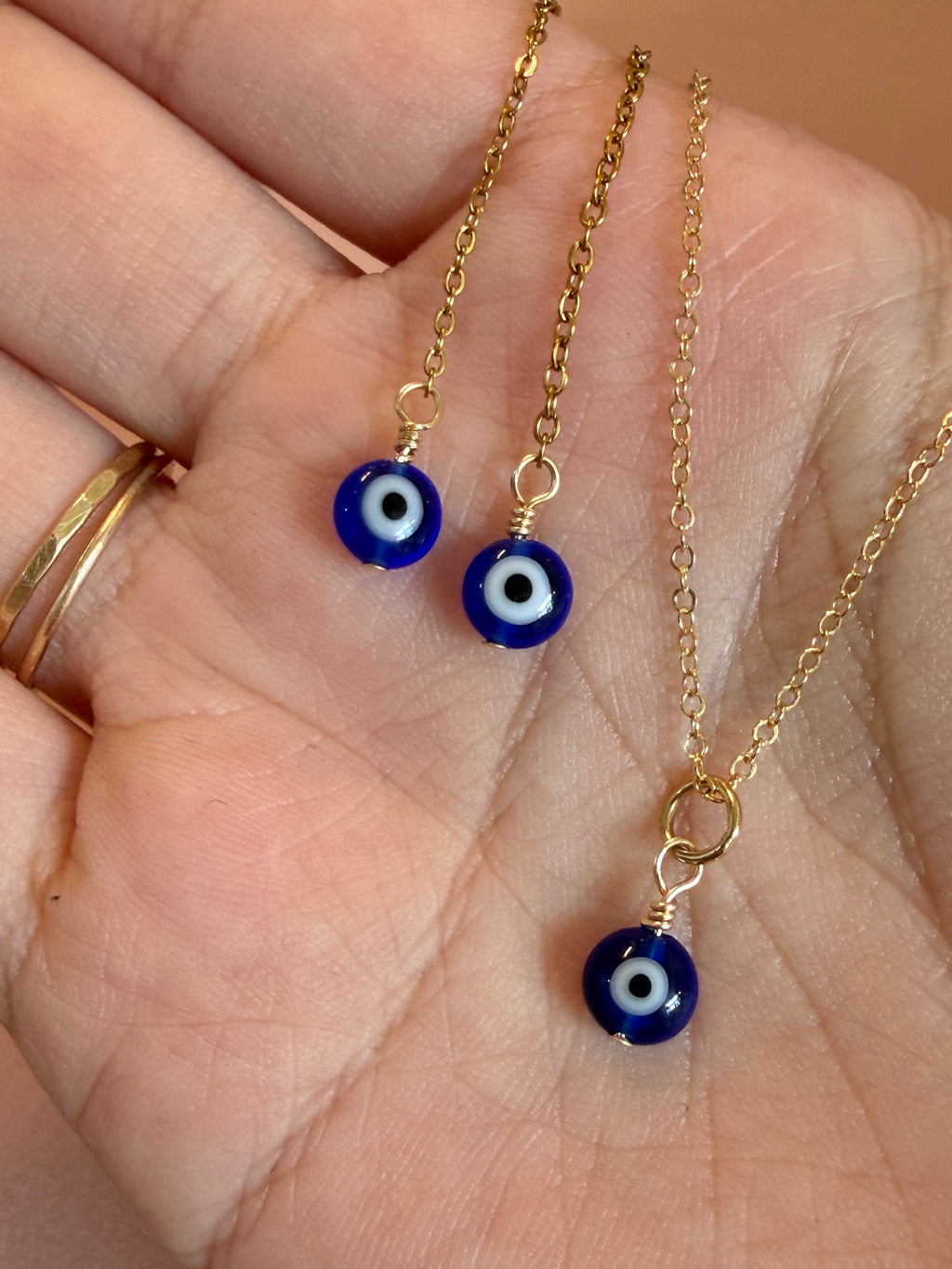 Evil Eye / Navar Threader Earrings / Pendant