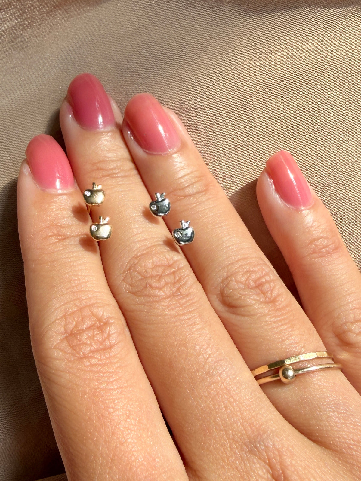 Apple of my Eye Stud Earrings