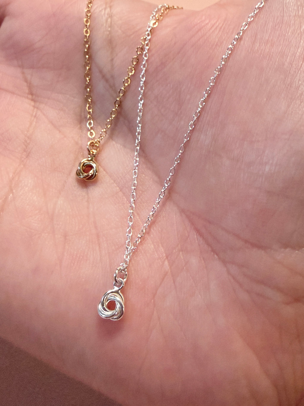 Infinity Knot Pendant Necklace