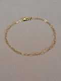 Paperclip 14kt Gold Fill Bracelet