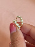 Five Opal Dream Huggie Earrings