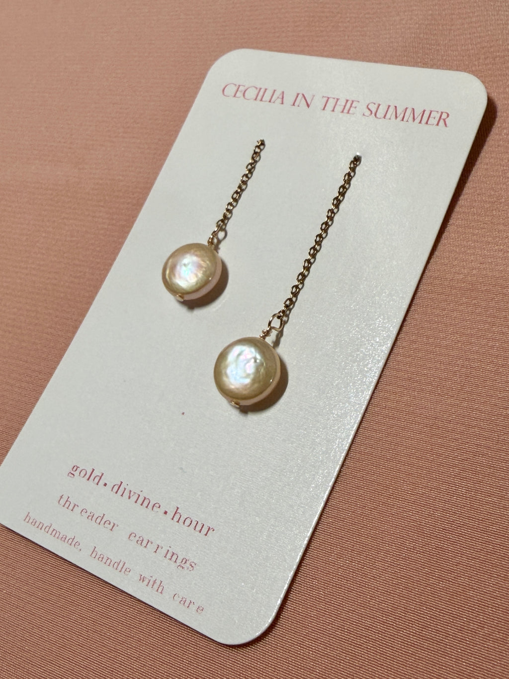 Pearl Coin Potato Assorted Steel Simple Threaders