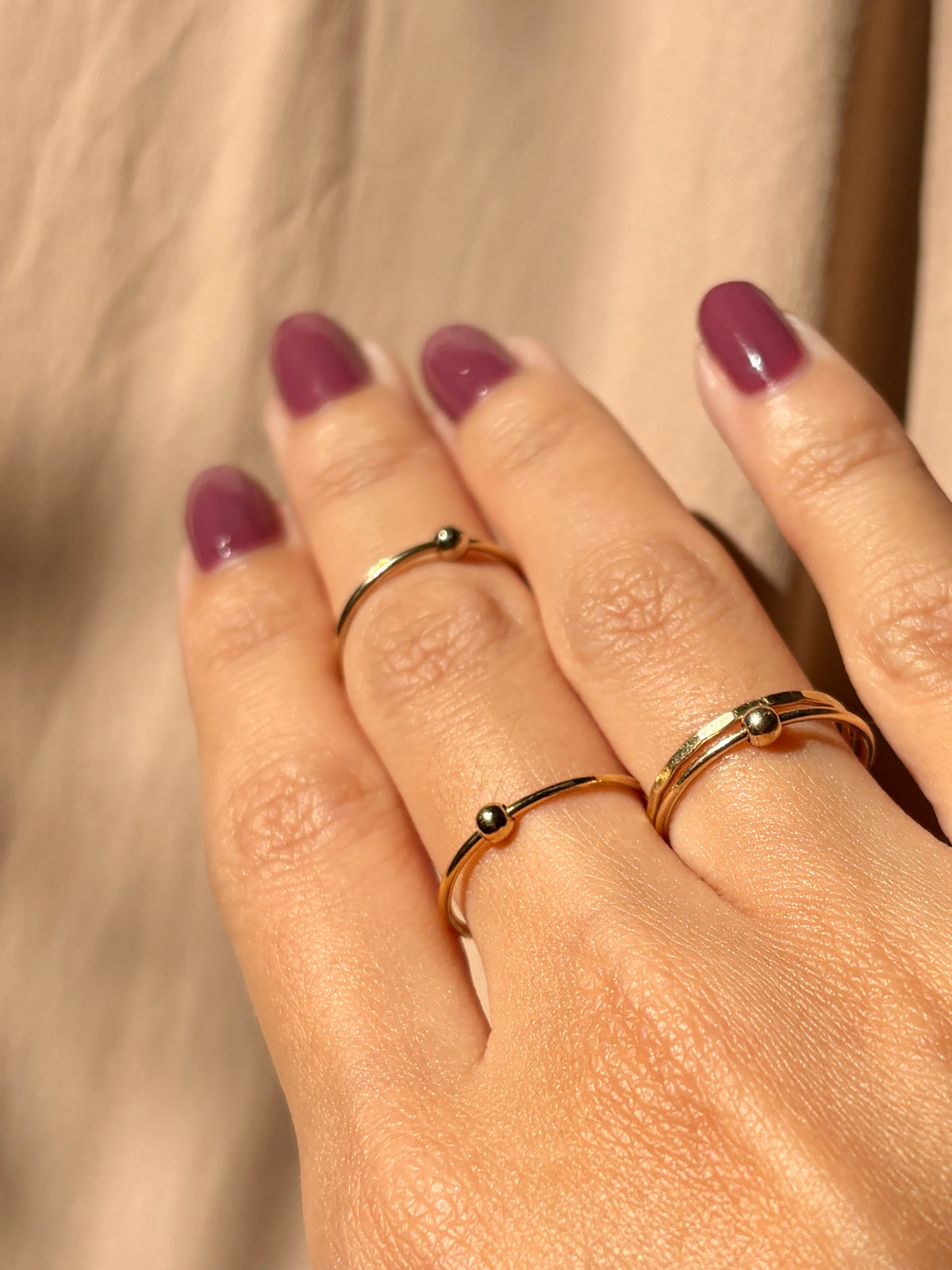 Fidget Golden Dots Hand Ring