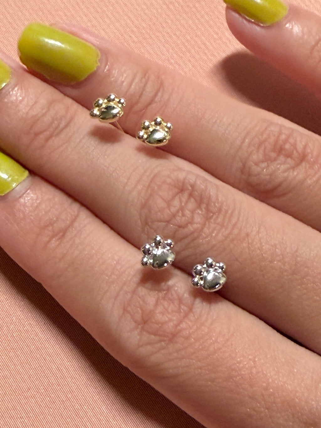 Paw Stud Earrings