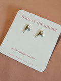 Baseball Bat Sports Stud Earrings