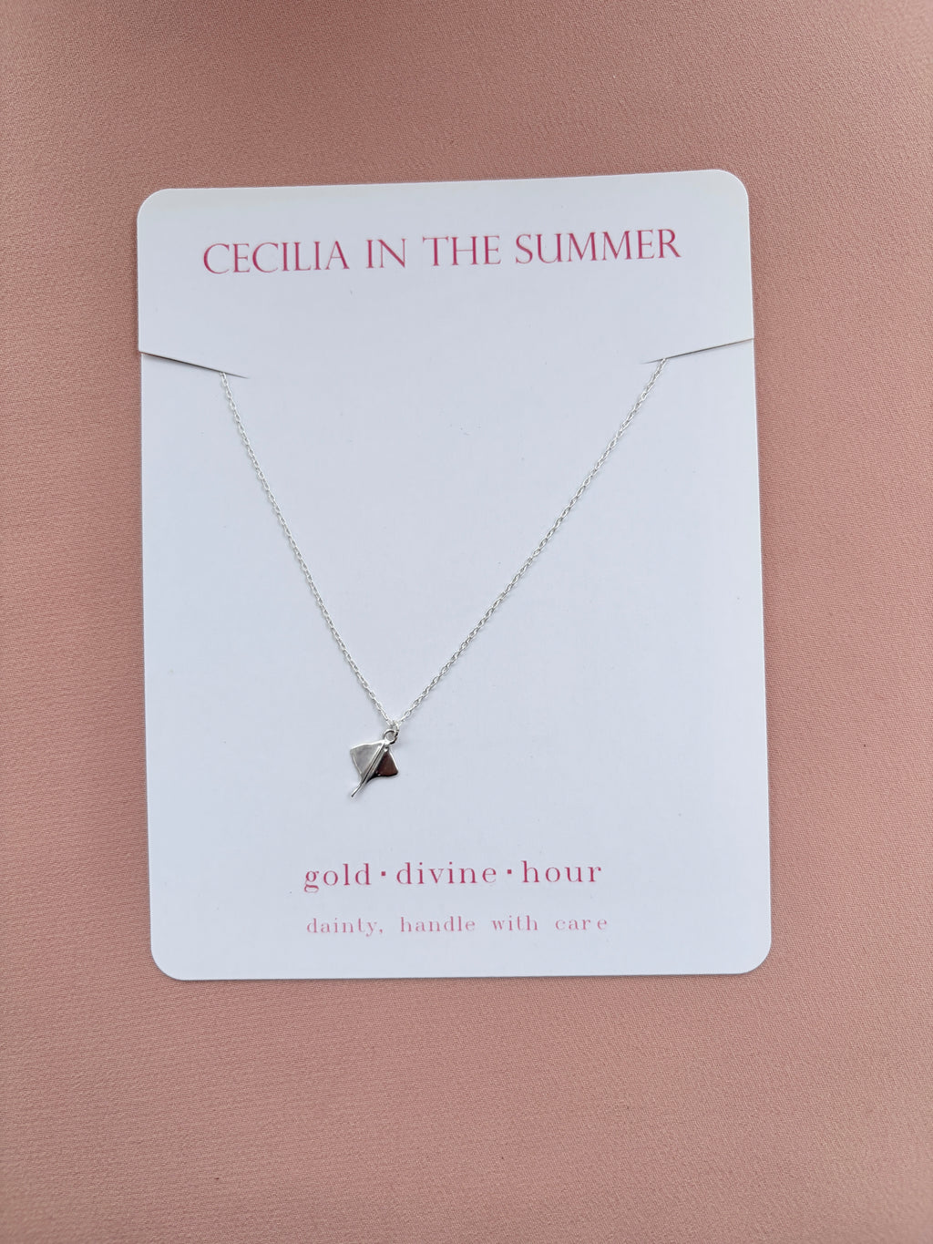 Stingray Pendant Necklace