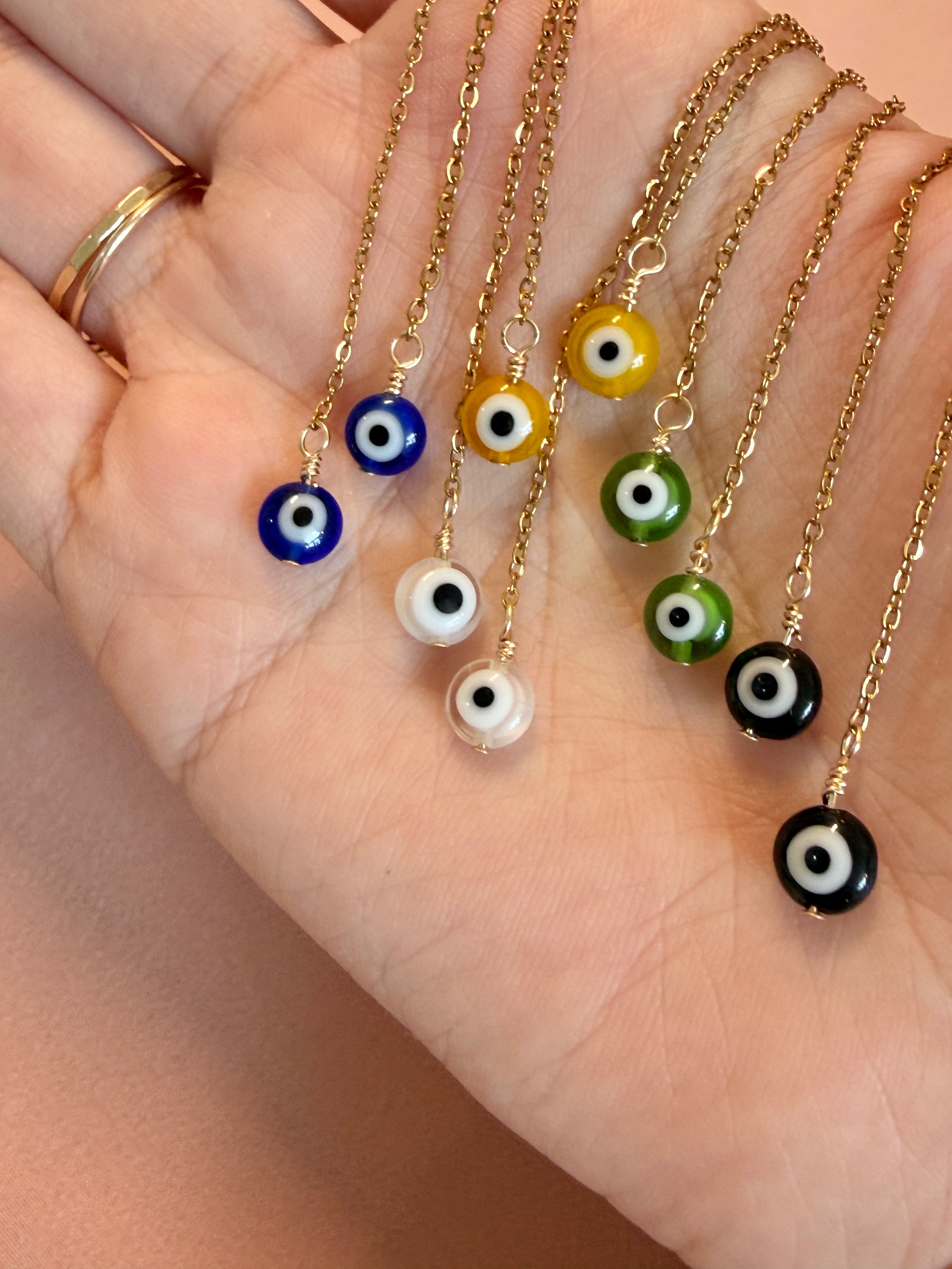 Evil Eye / Navar Threader Earrings / Pendant