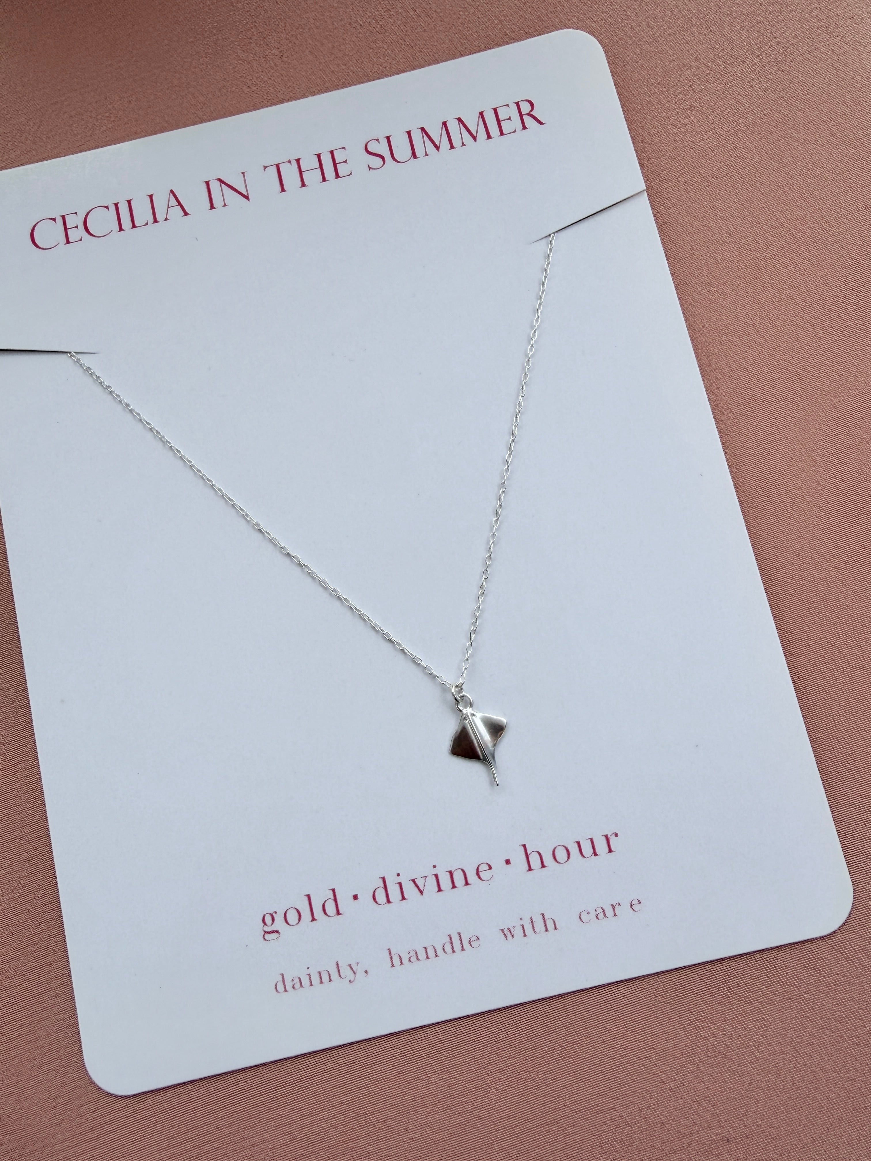 Stingray Pendant Necklace