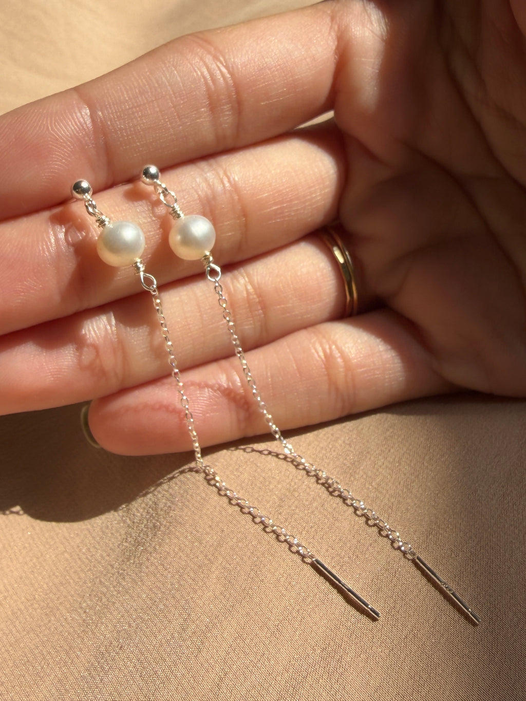 Stud-Threader Sterling Silver