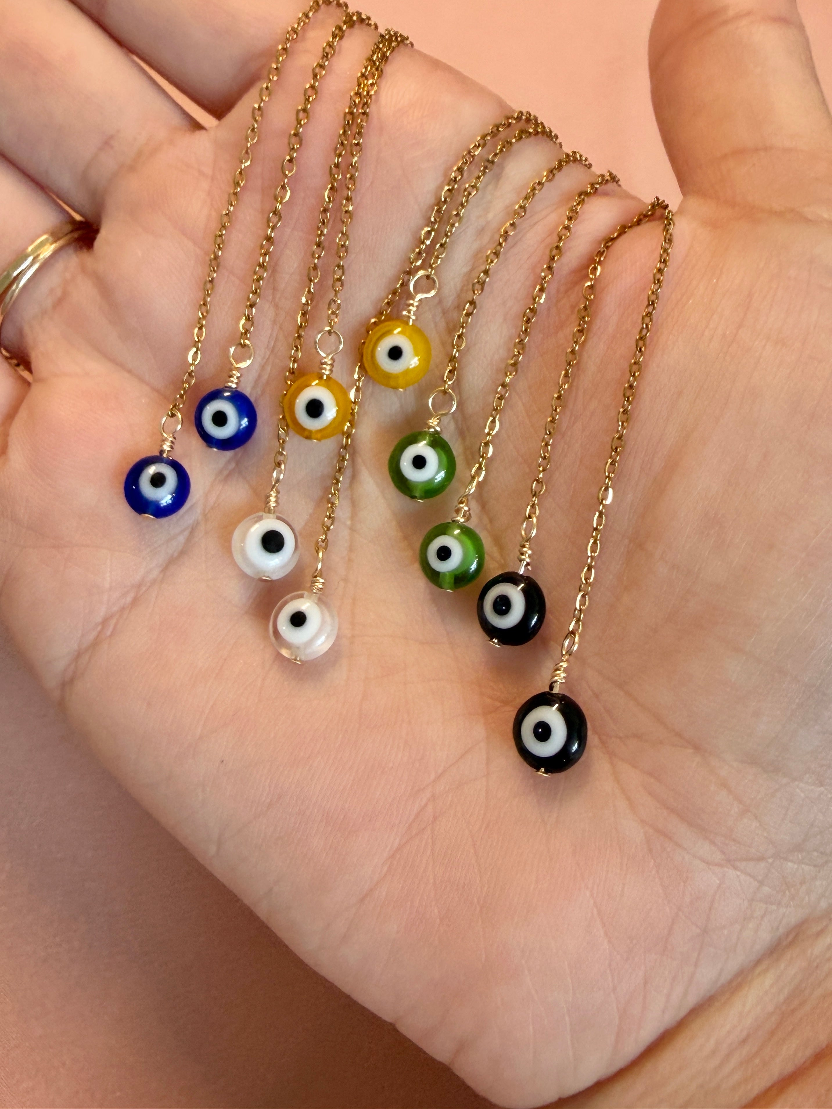 Evil Eye / Navar Threader Earrings / Pendant