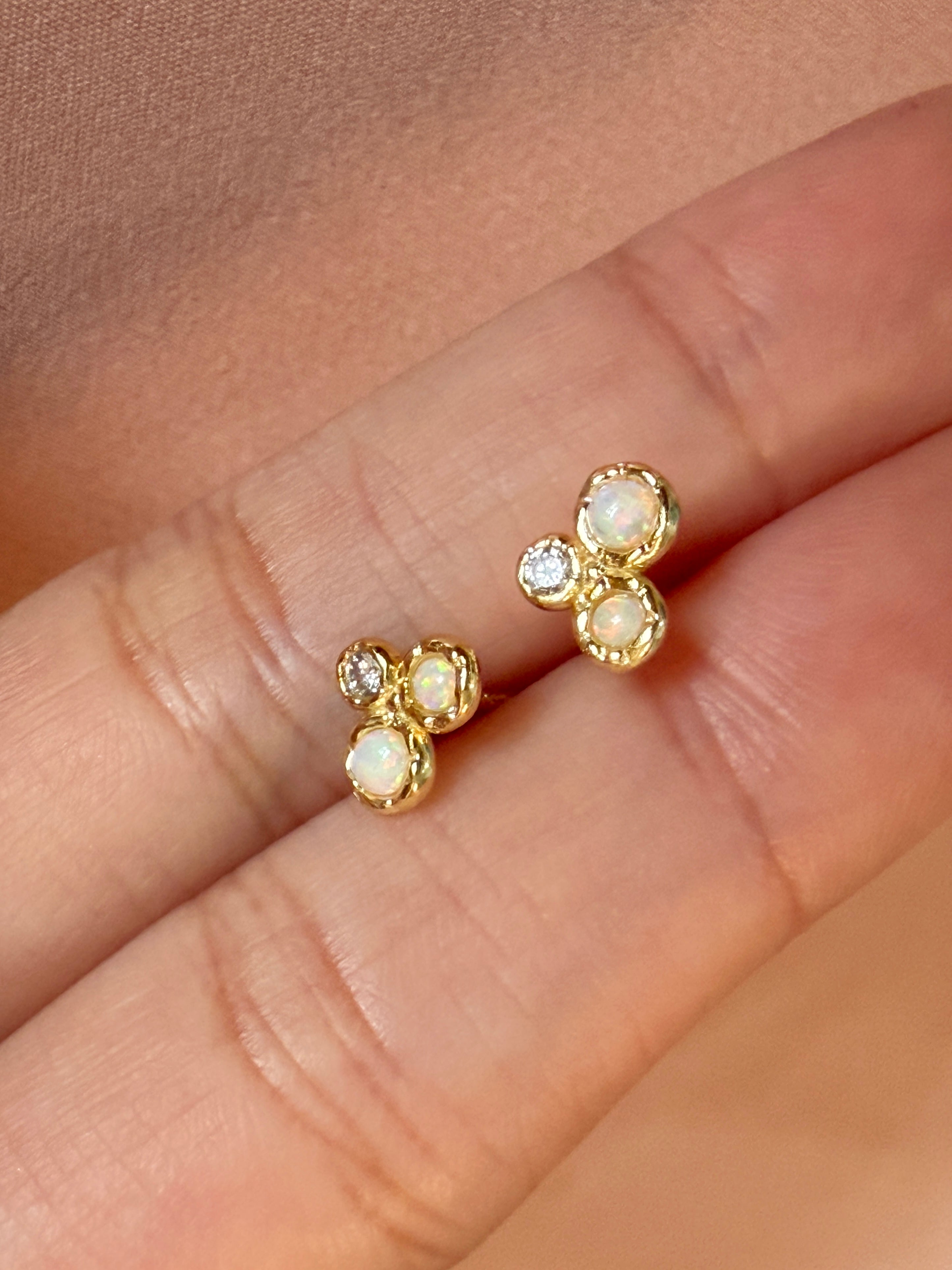 Opal Trio Dream Stud Earring