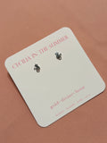 Cat Sterling Stud Earrings