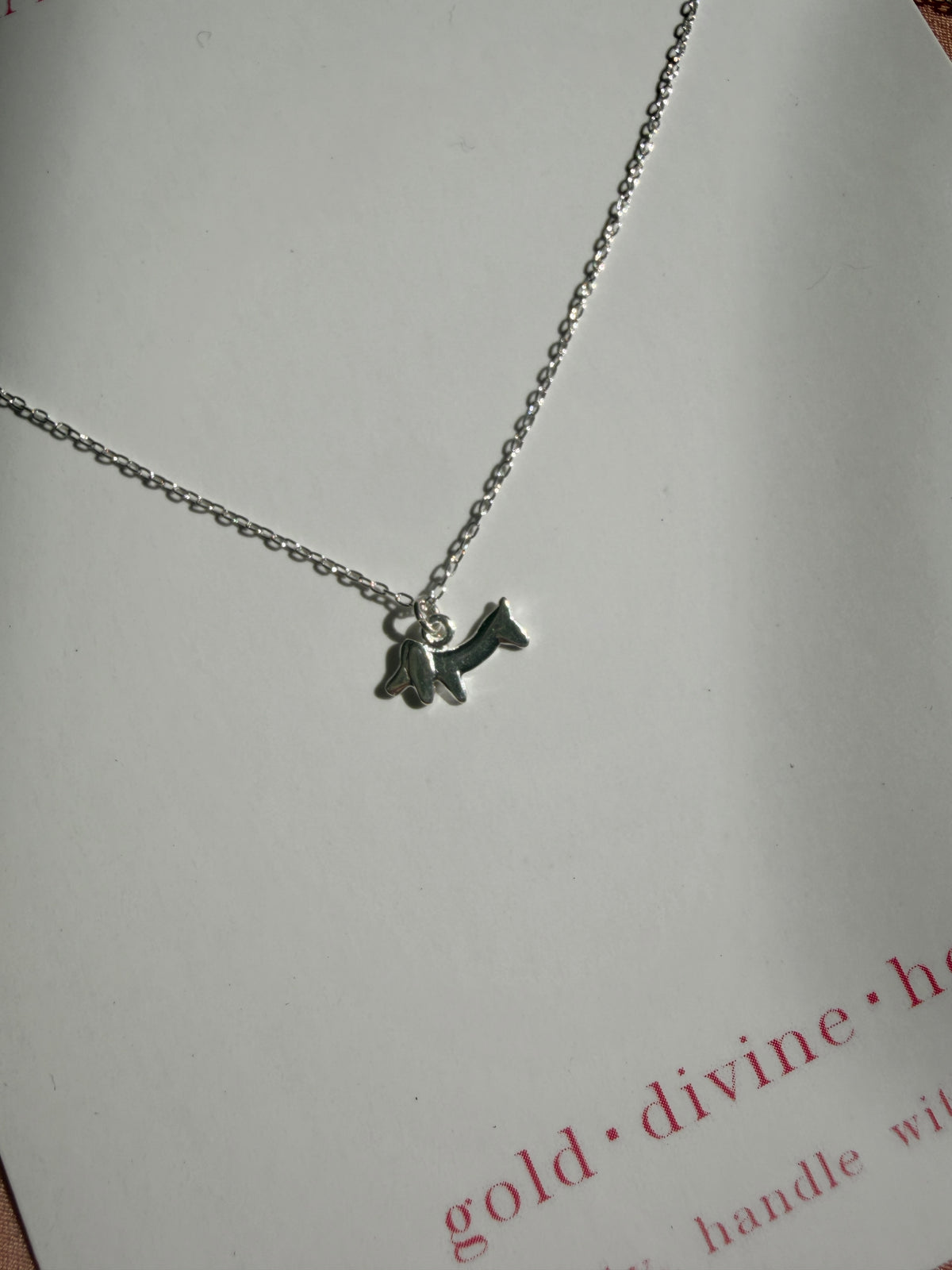 Puppy Dog Pet Pendant Necklace