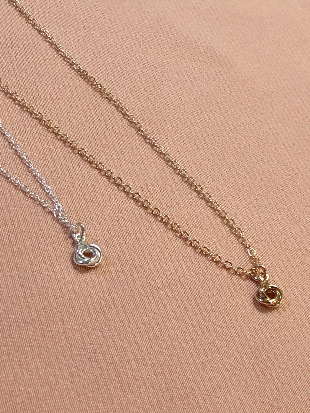 Infinity Knot Pendant Necklace