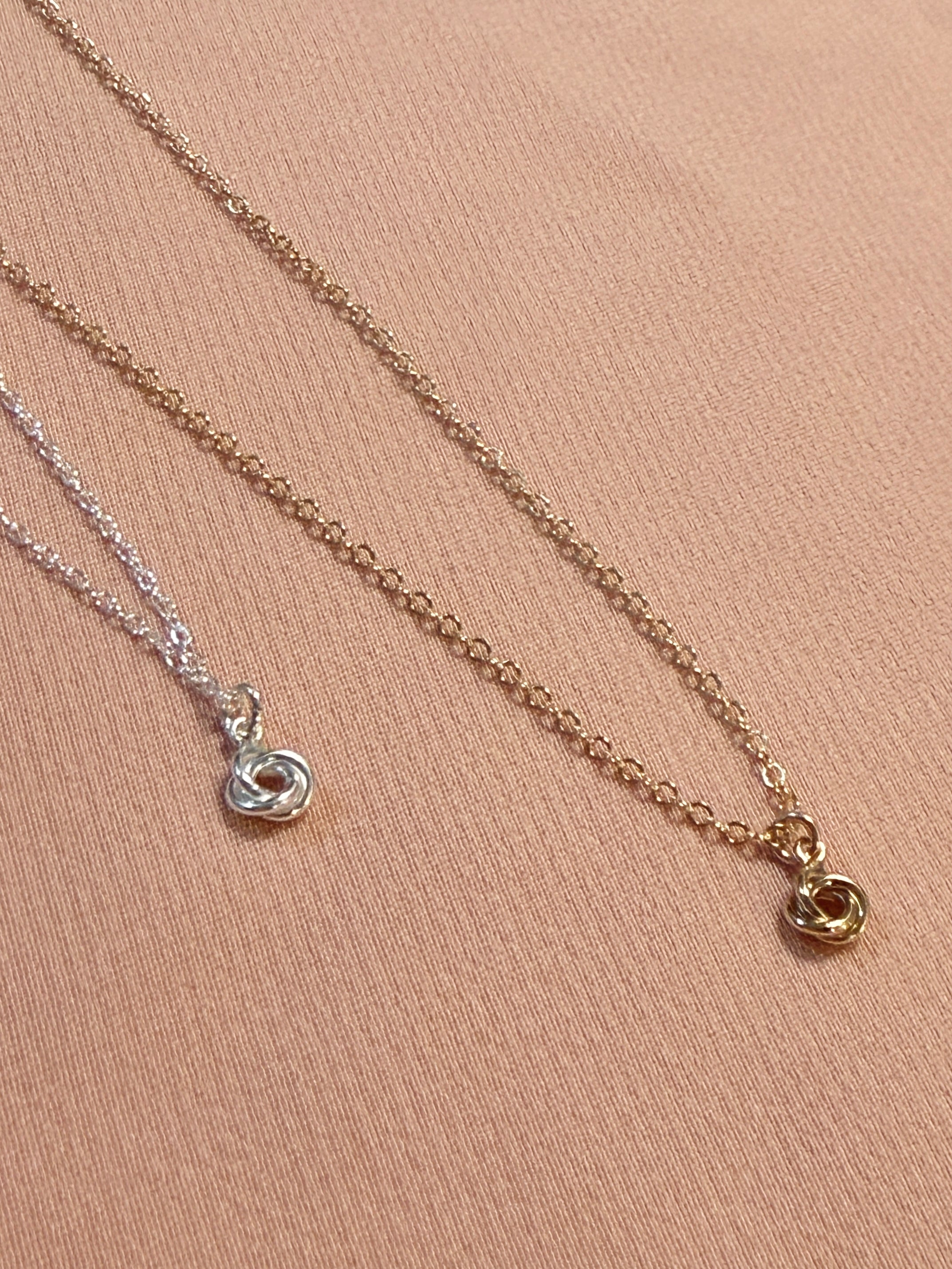 Infinity Knot Pendant Necklace