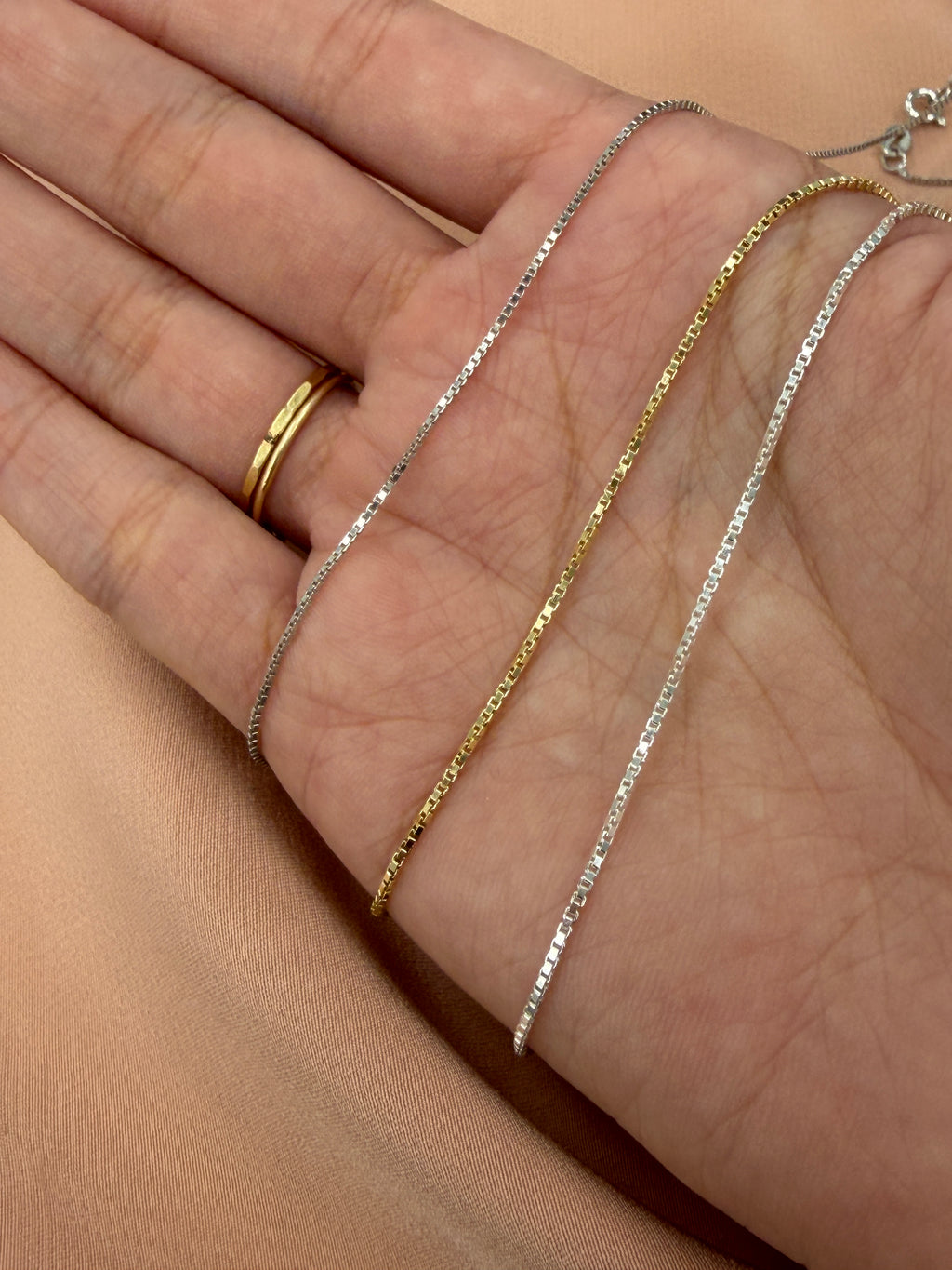 Box Chain Simple Necklace