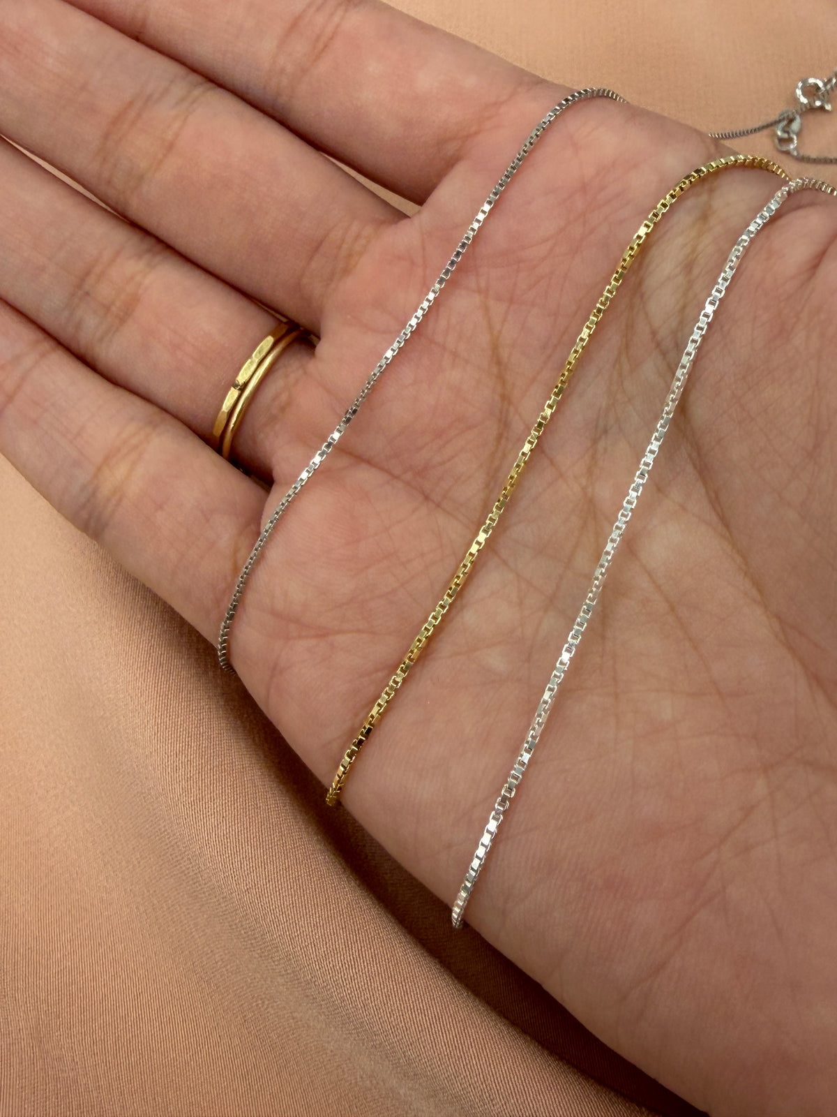 Box Chain Simple Necklace
