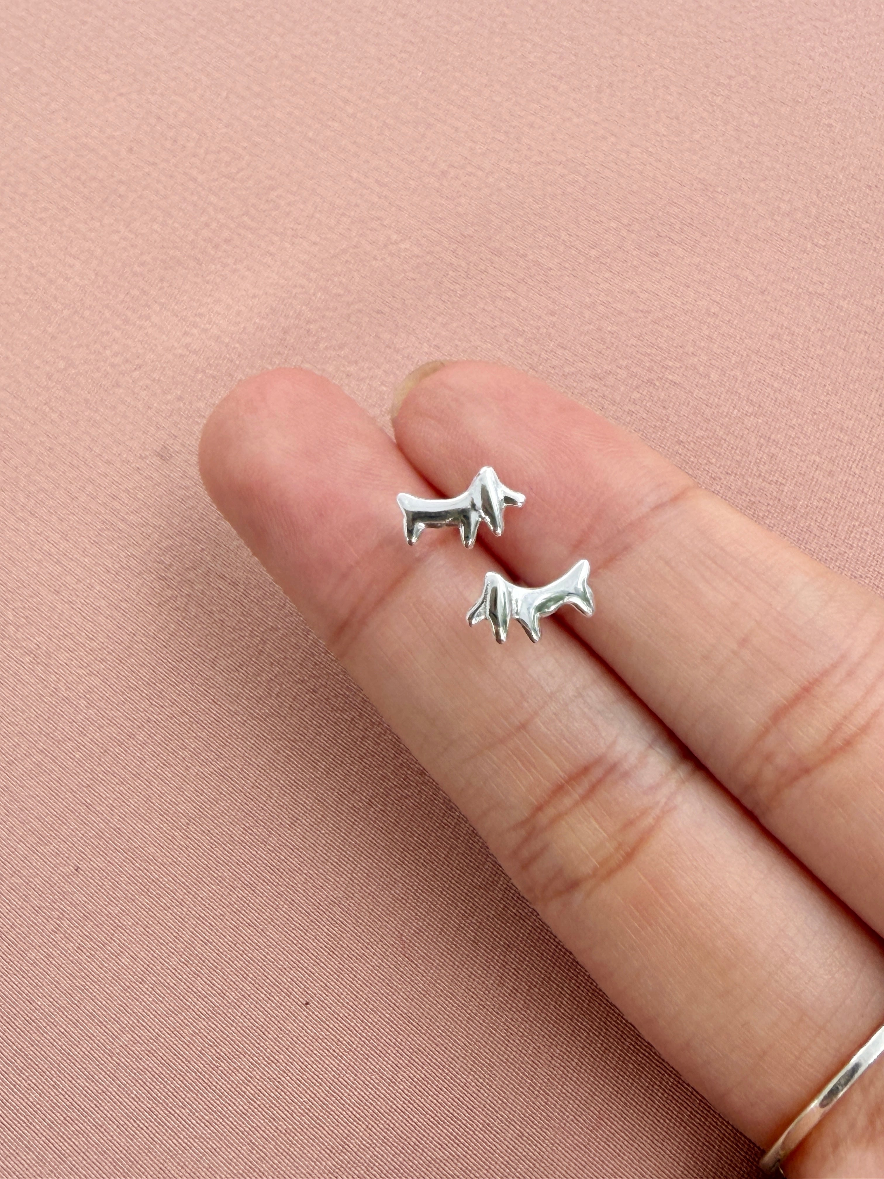 Puppy Dog Stud Earrings