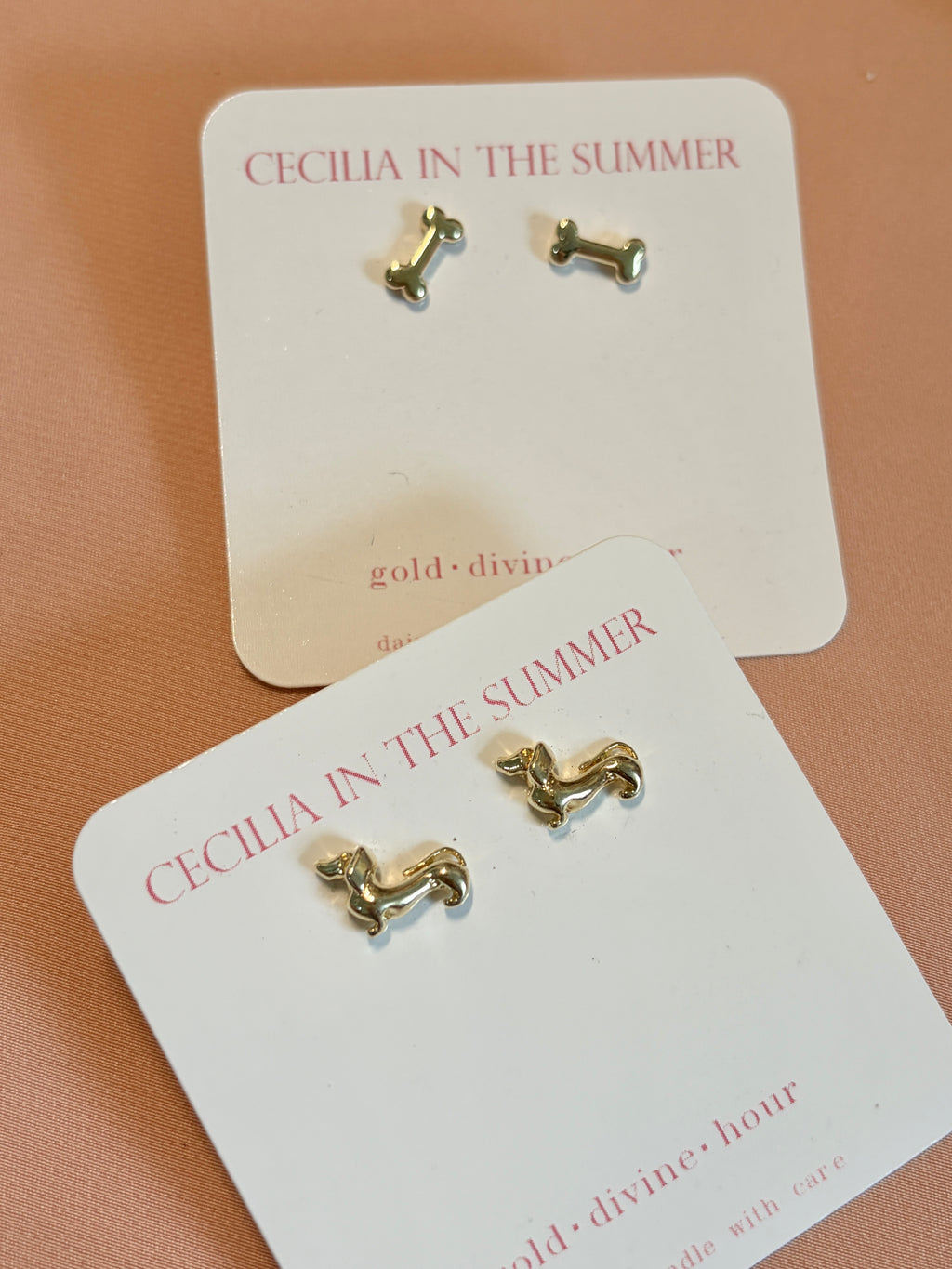 Dachshund Dog Pet Stud Earrings