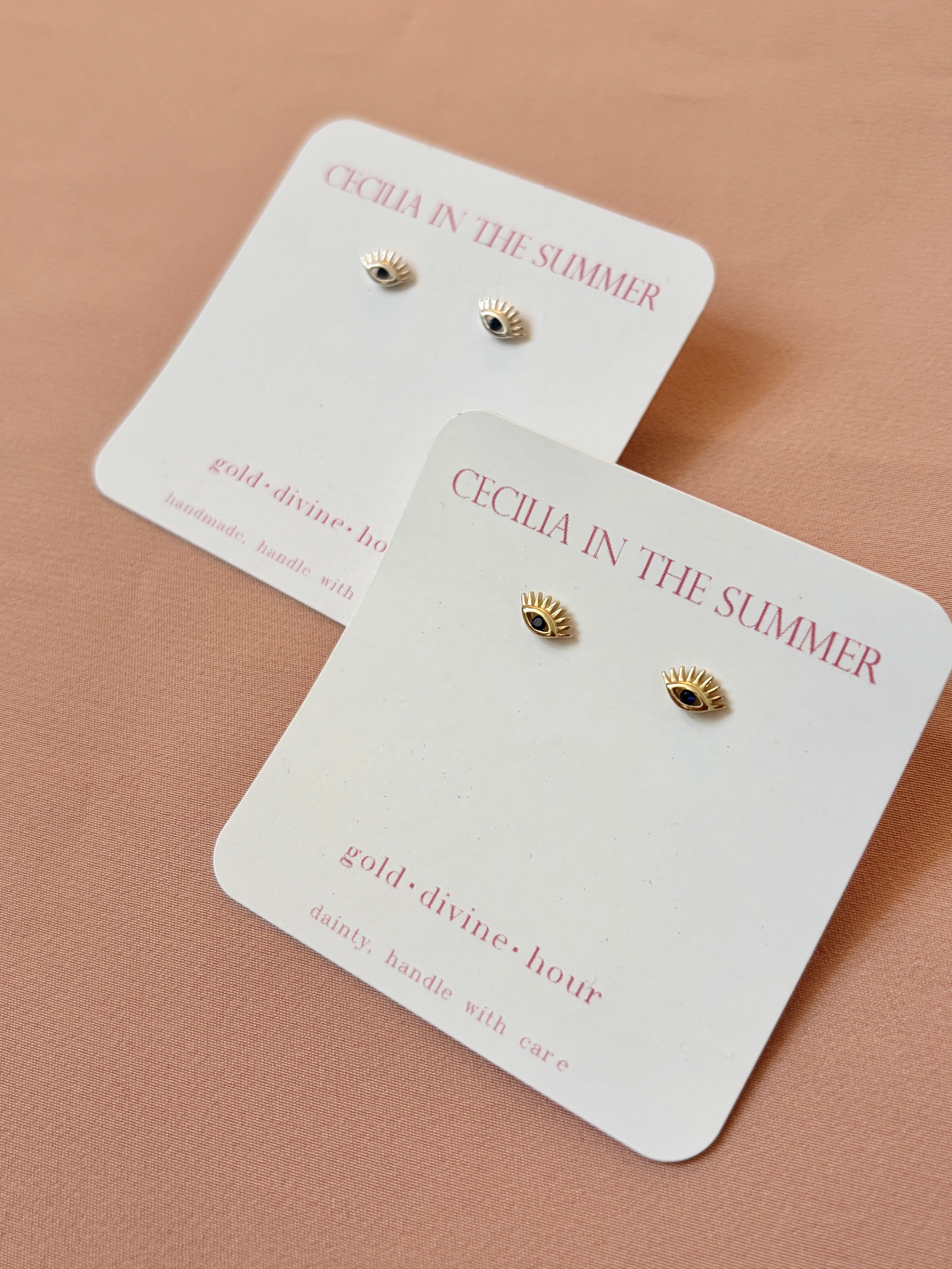 Mimi Blue Eye Nazar Stud Earrings