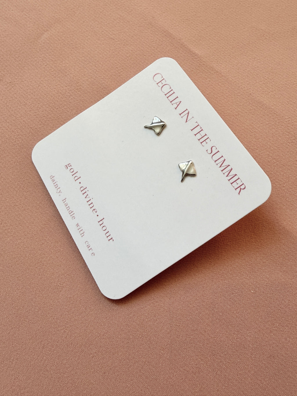 Stingray Ocean Animal Stud Earrings