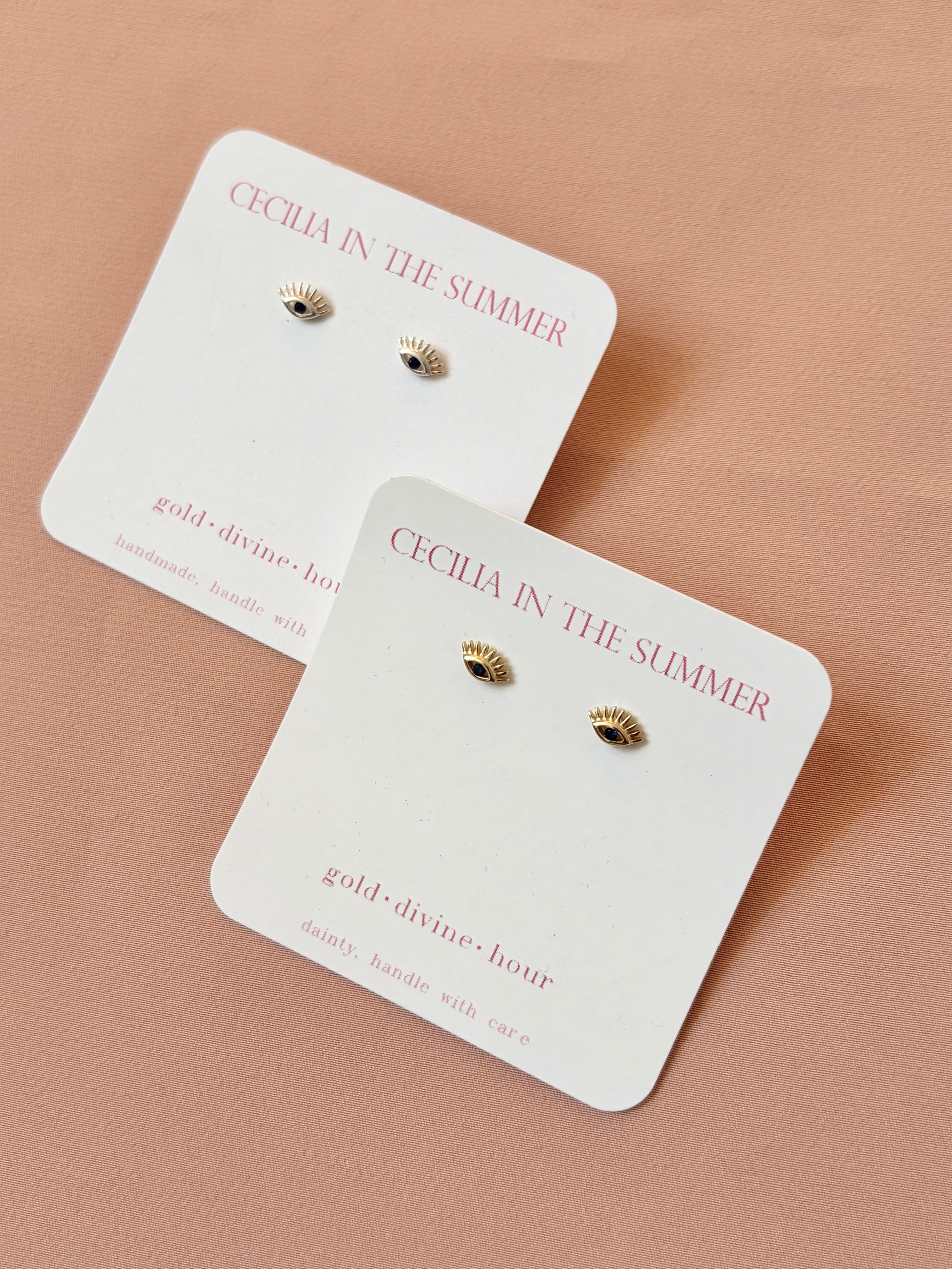 Mimi Blue Eye Nazar Stud Earrings