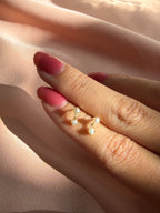 Dainty Pearl Drop Stud Earrings
