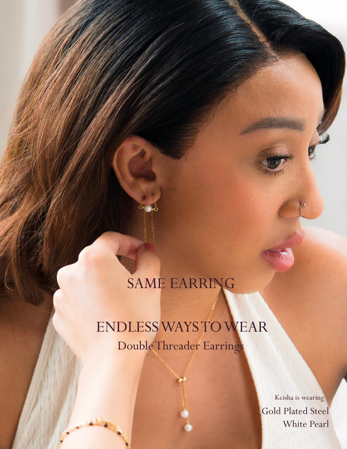 Double Threader Earrings