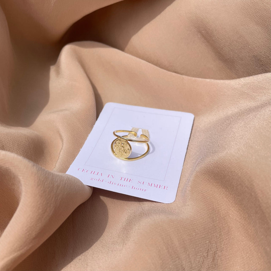 Mermaid Double Adjustable Ring