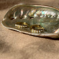 Pearl Huggies Huggie Vermeil Earrings