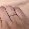 Infinity Circle Knot Ring ~ 14kt Gold Fill
