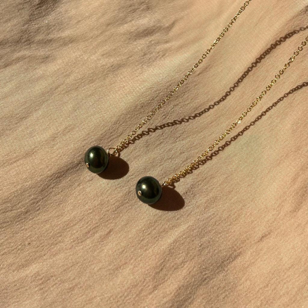 Potato Pearl Simple Threader Earrings ~ 14kt Gold Filled
