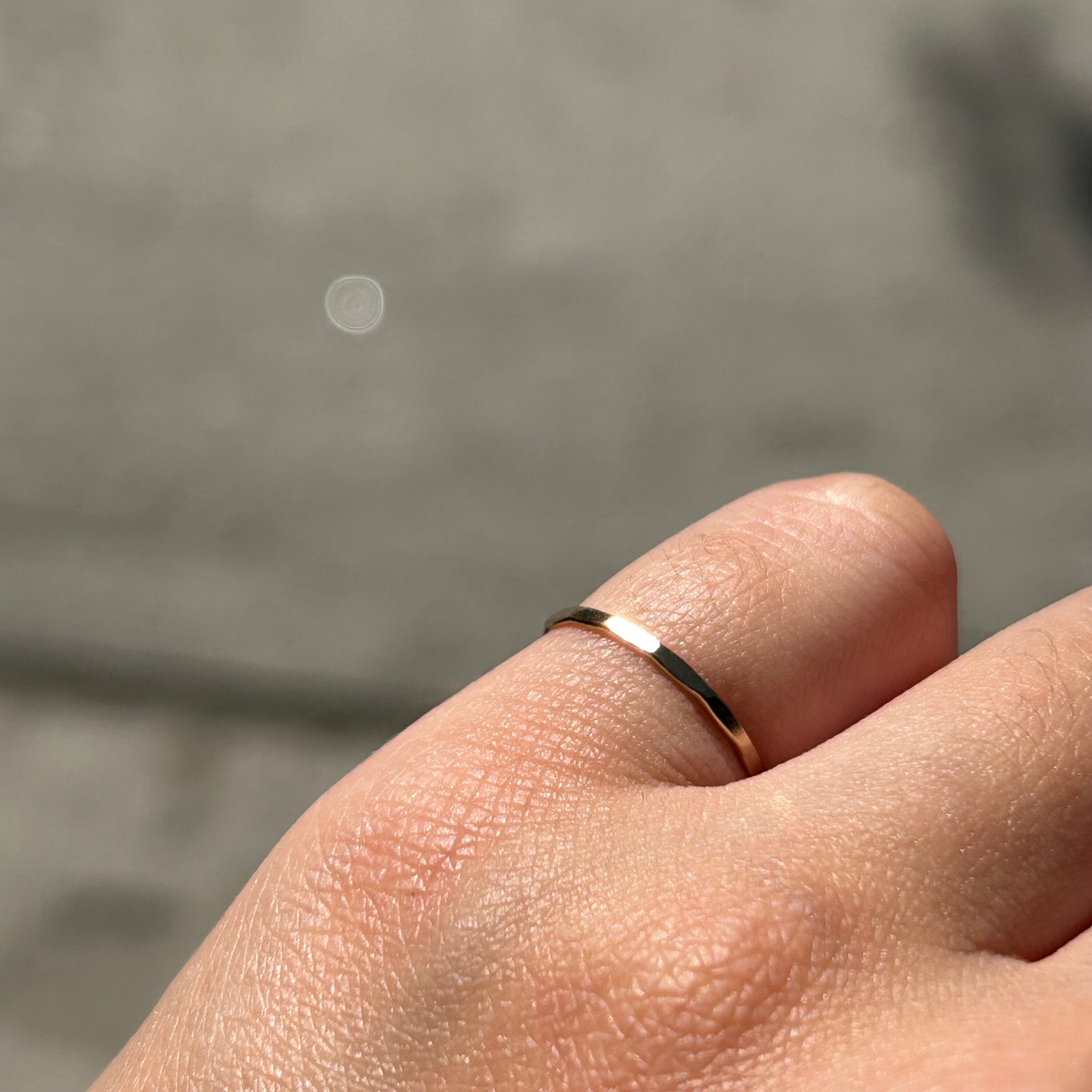 Hammered 14kt Gold Fill Ring