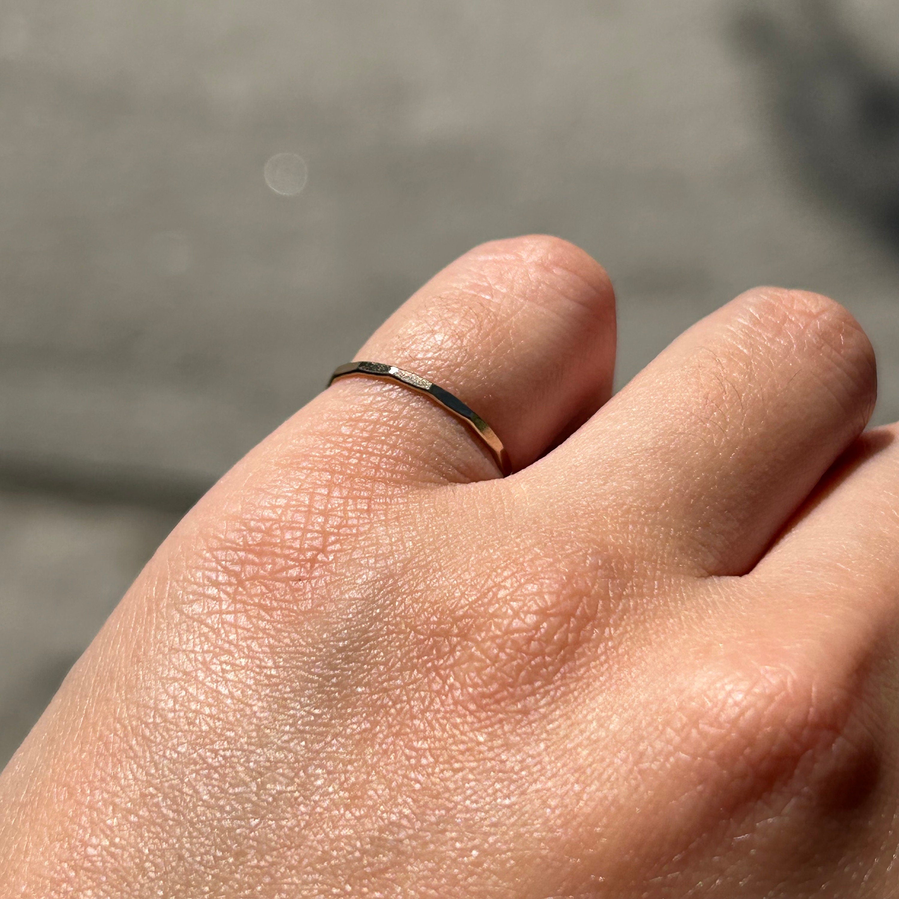 Hammered 14kt Gold Fill Ring