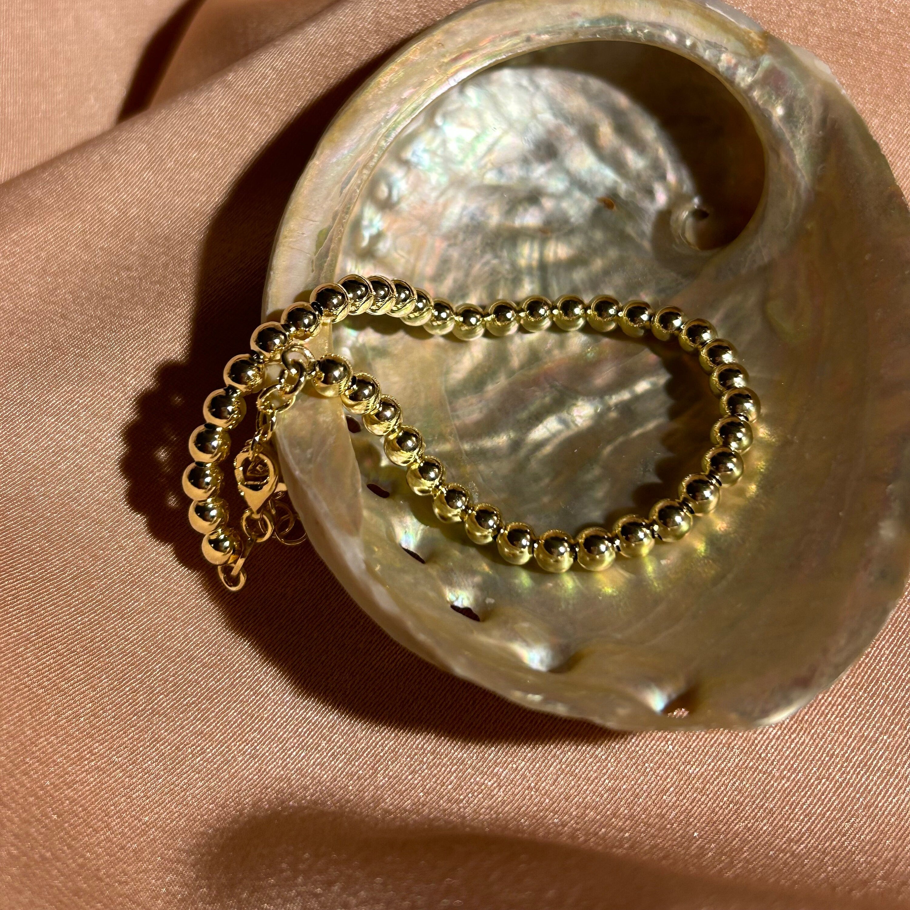 Golden Dots 3mm Necklace