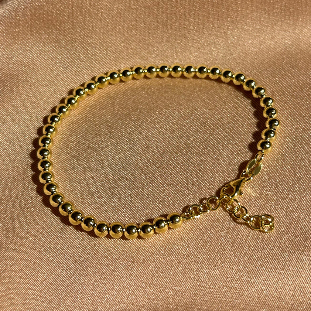 Golden Dots 3mm Necklace