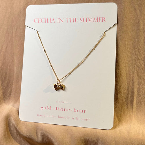 Bow Sweetheart Necklace