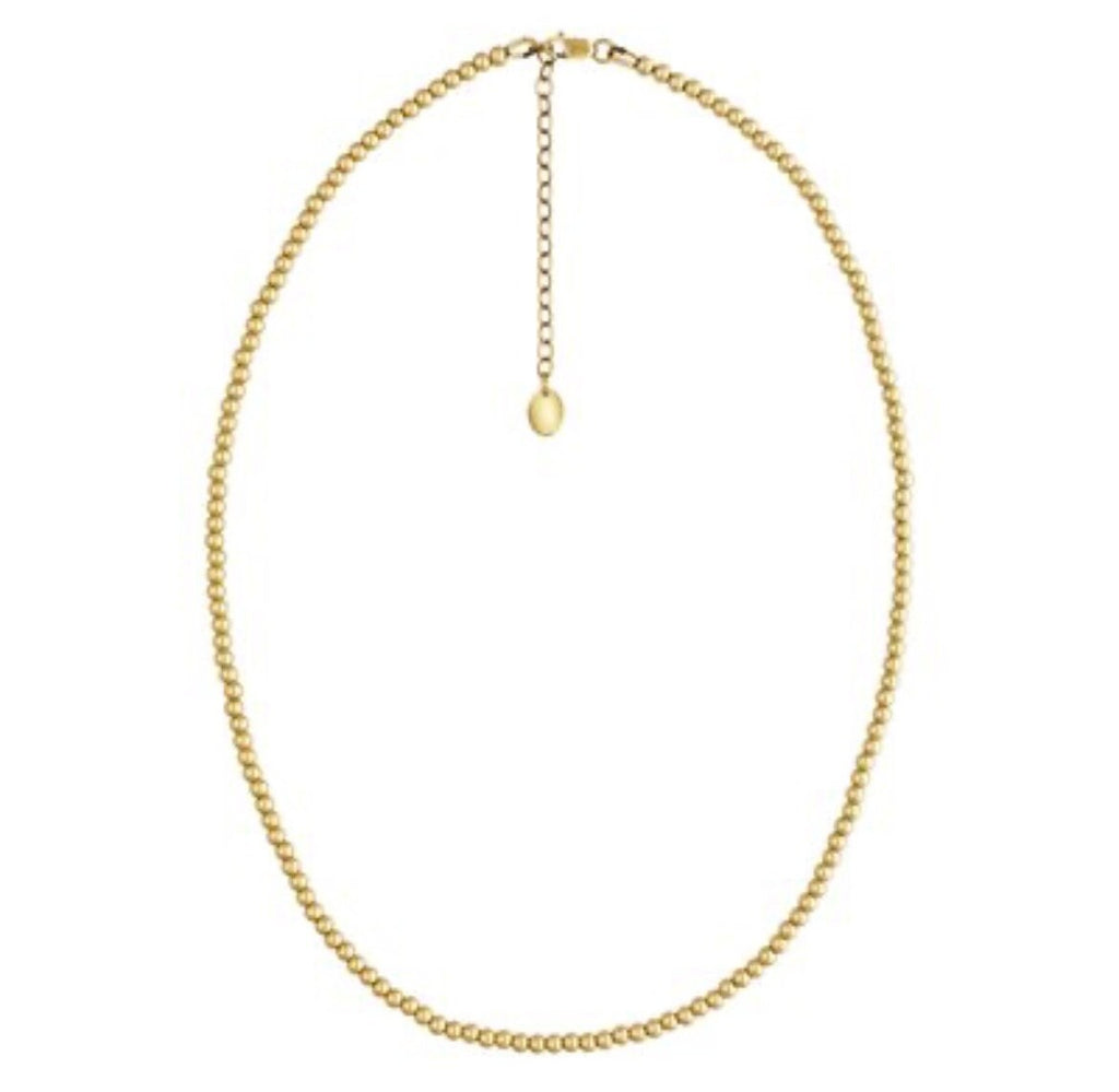 Golden Dots 3mm Necklace