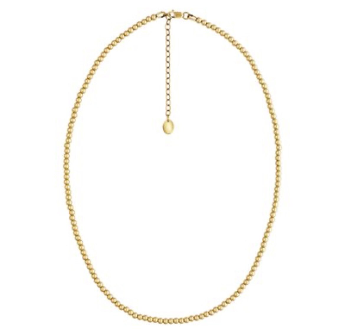Golden Dots 3mm Necklace