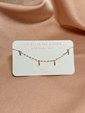 Golden Dots Paperclip Bracelet ~ 14kt Gold Fill