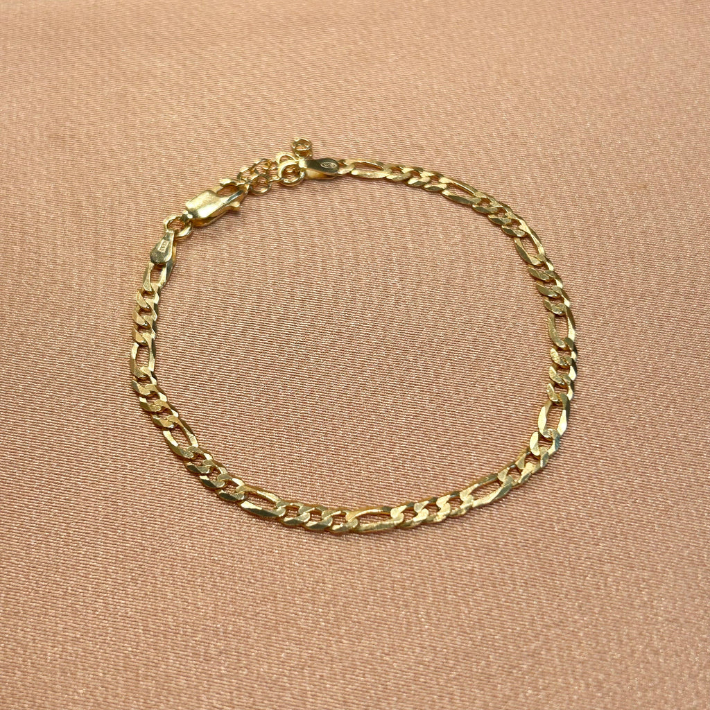 Flat Figaro Bracelet