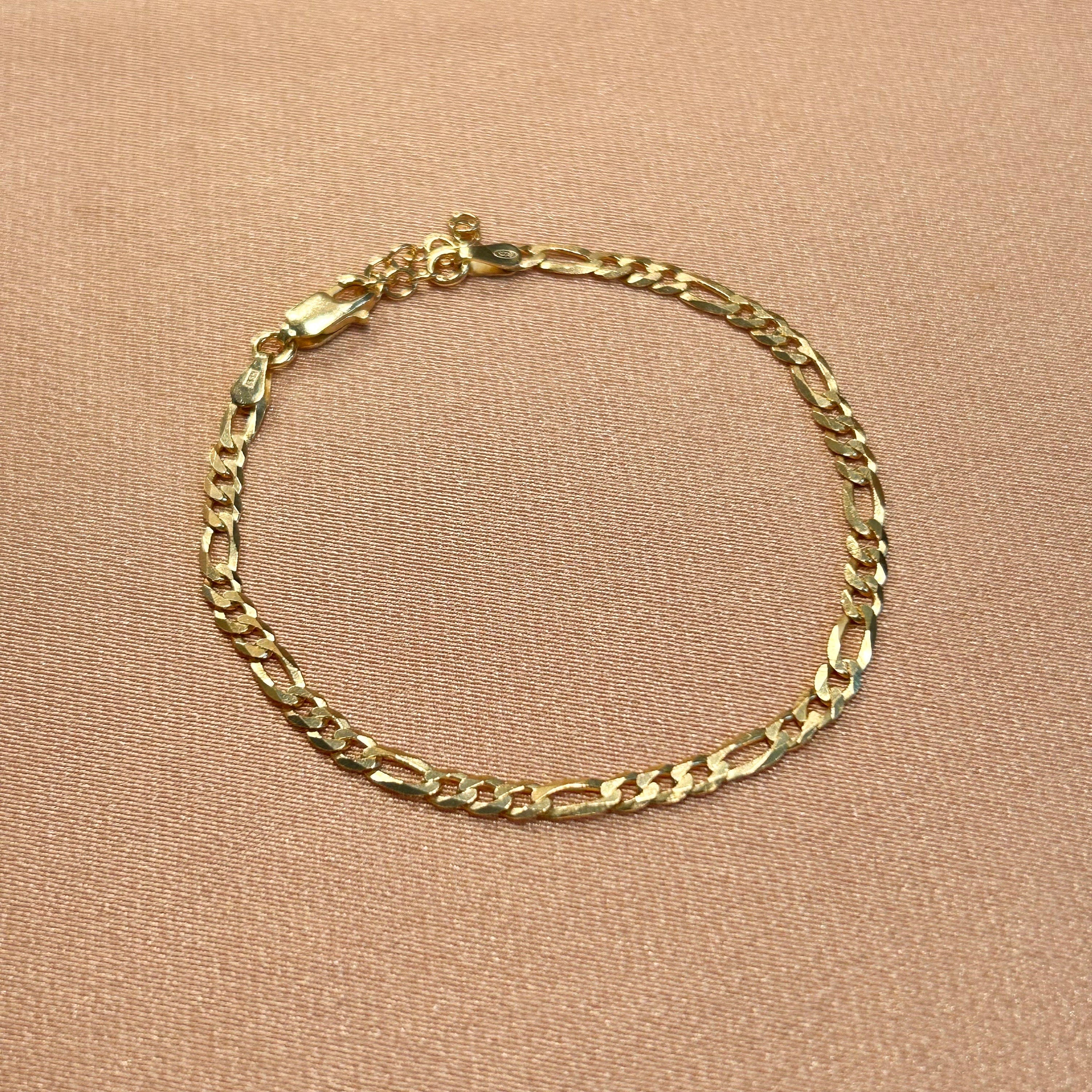 Flat Figaro Bracelet