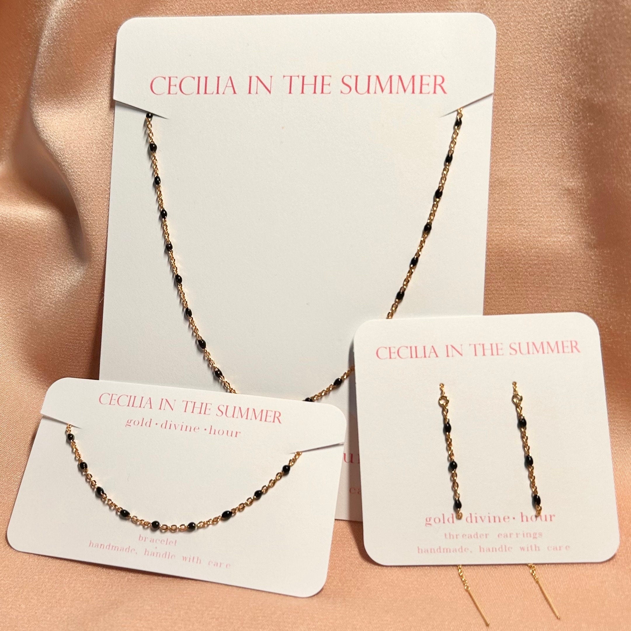 Enamel Earrings ~ 14kt Gold Filled