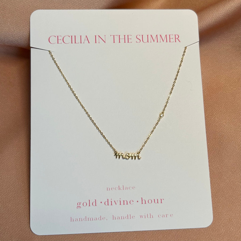 Mom’s Love Vermeil Necklace
