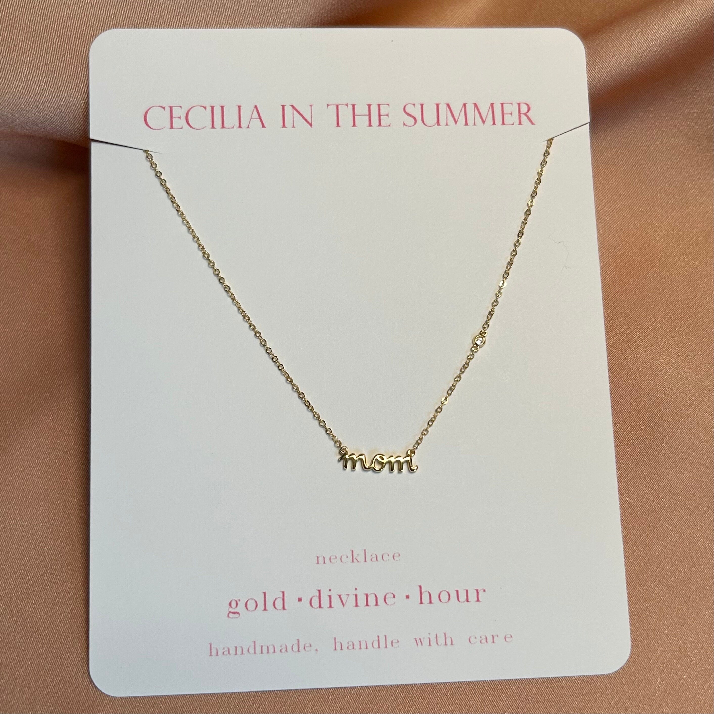 Mom’s Love Vermeil Necklace