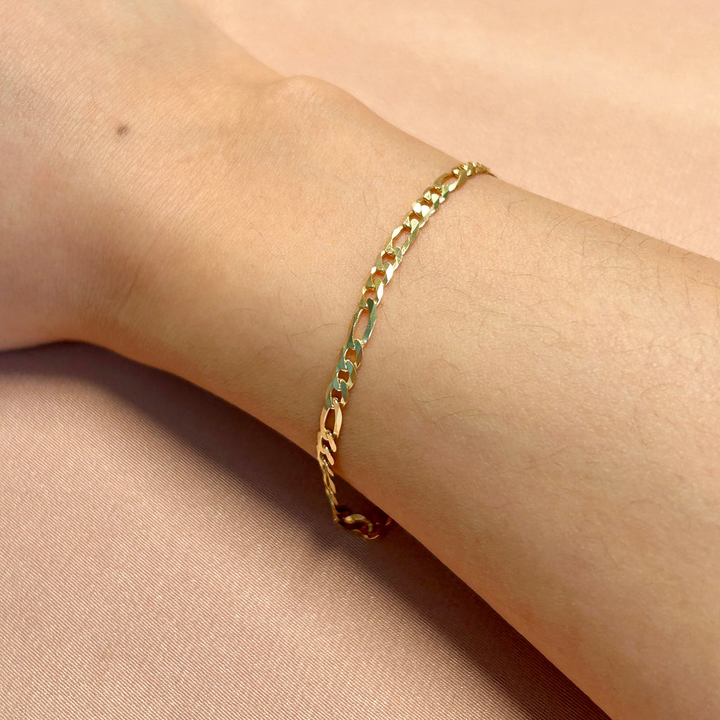 Flat Figaro Bracelet