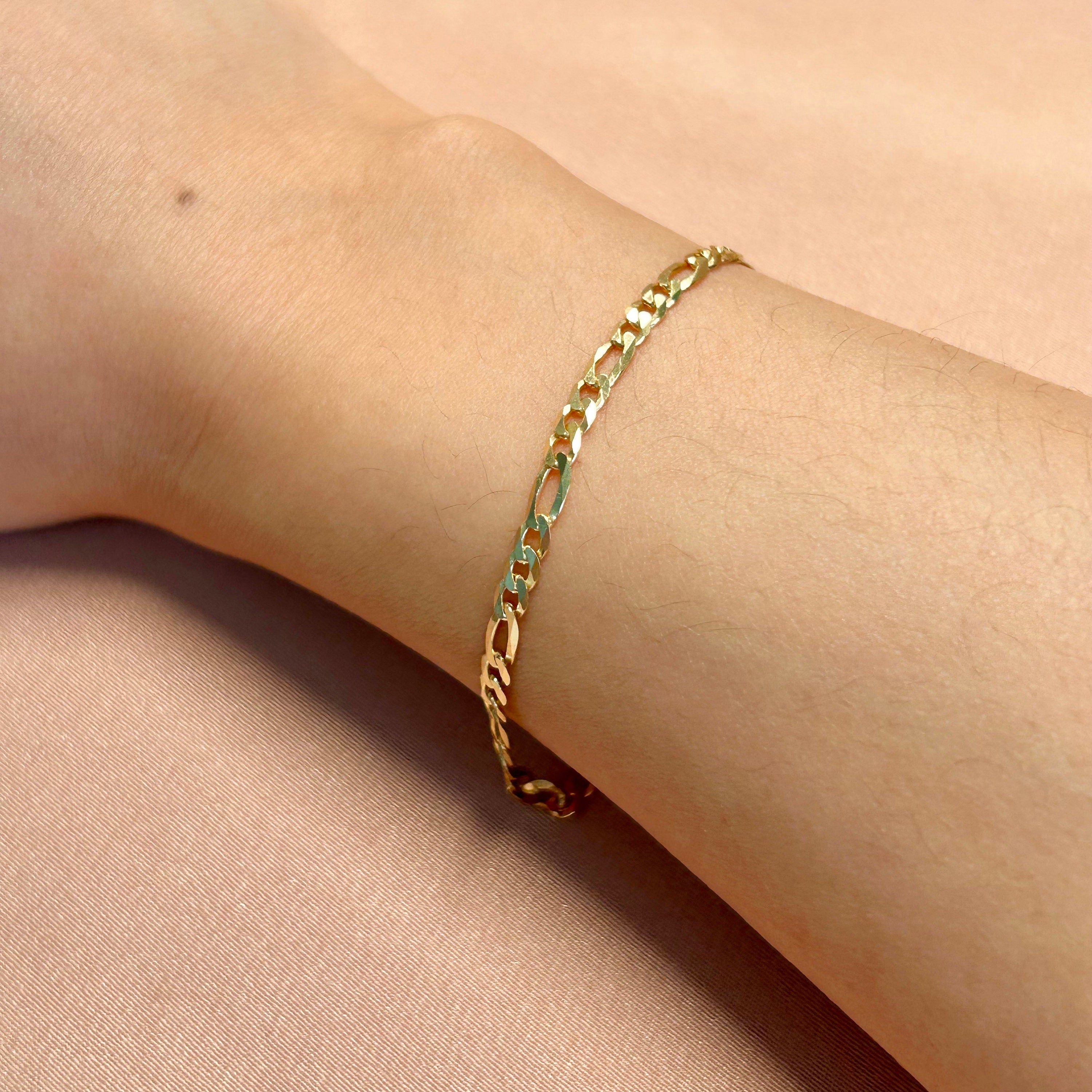 Flat Figaro Bracelet