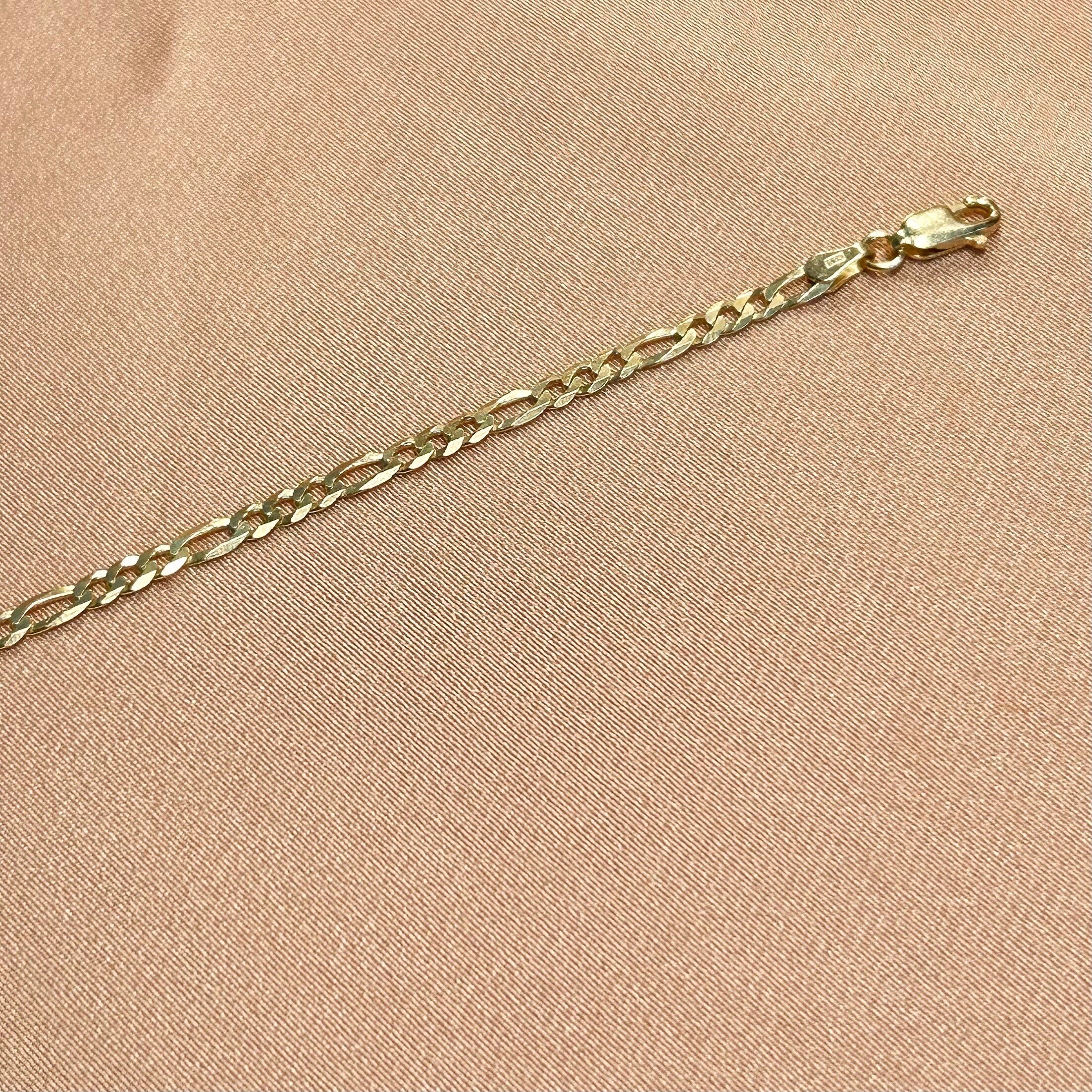 Flat Figaro Bracelet